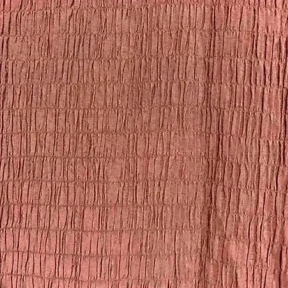 BAR III Women's Smocked Bodycon Dress SMALL Rosewood Mock Neck Cocktail‎ Party - Picture 11 of 13